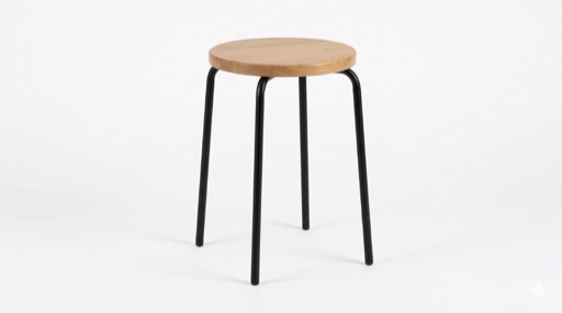 Табурет бытовой компактный TB-204